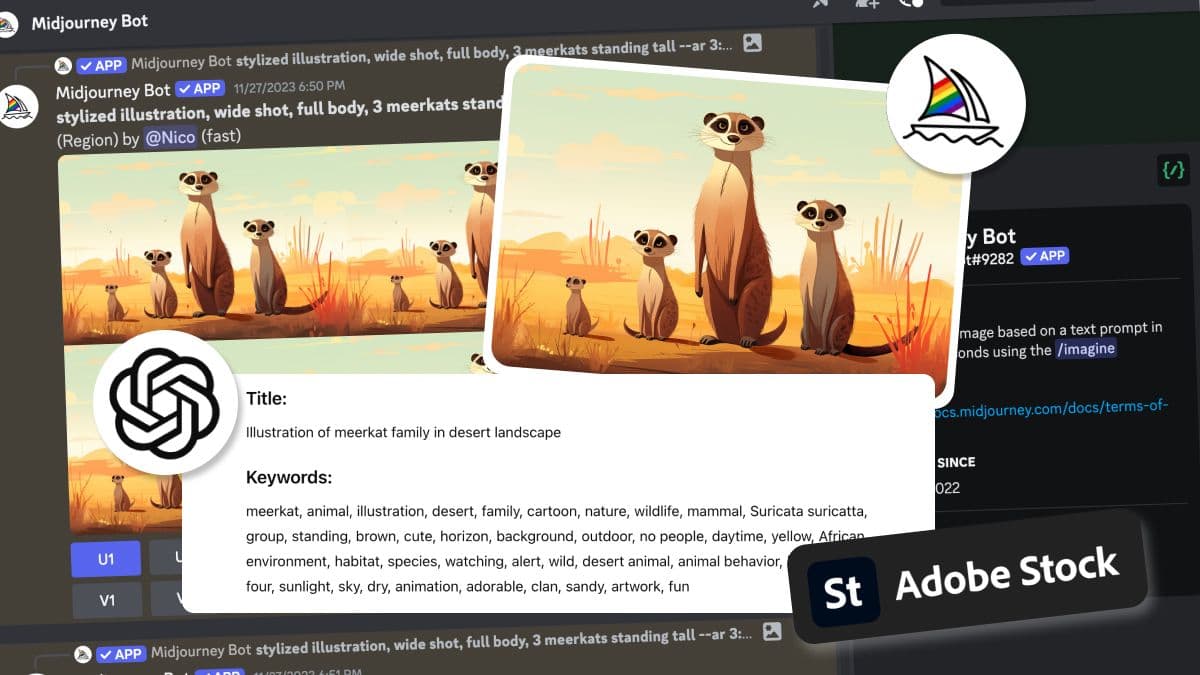 Thumbnail of custom gpt analyzing image for title and keywords